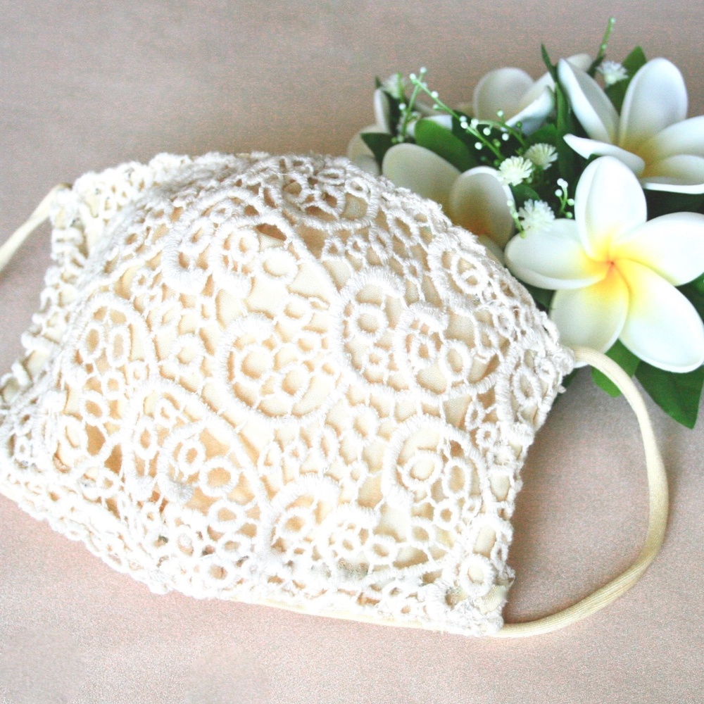 Face Mask Vintage Embroidery Style Reusable